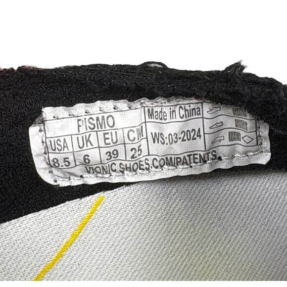 Vionic Beach Pismo Sneakers Women’s 8.5 Black Fabric Washable Comfort Casual - Picture 8 of 8